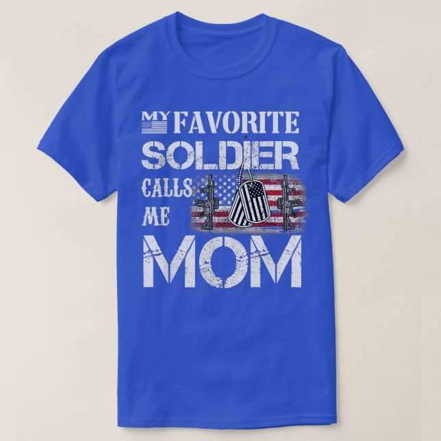 mein Lieblings-Soldat nennt mich Mama 2 T-Shirt (Design vorne)