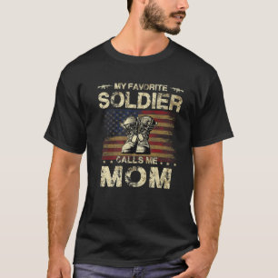 Mein Lieblings-Solider nennt mich Mama Mama der T-Shirt