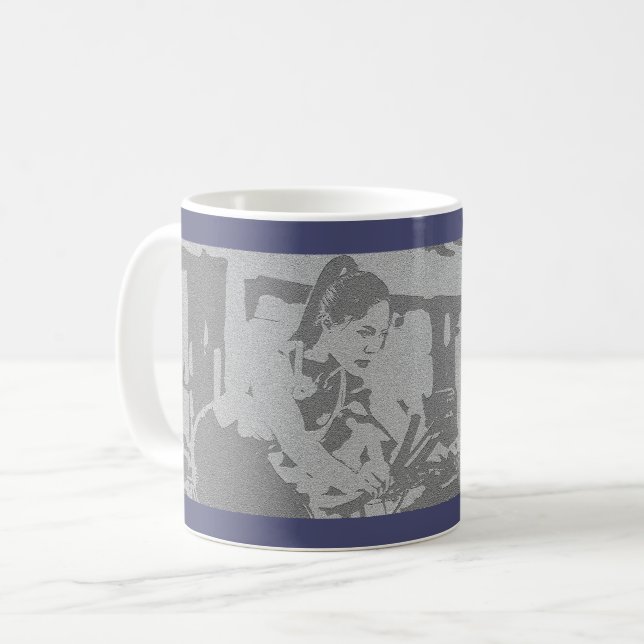 Mein Lieblings-Spinn-Trainer Kaffeetasse (Vorderseite Links)