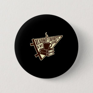 Mein Lieblings-Sportbuchliebhaber-Wimpel Button