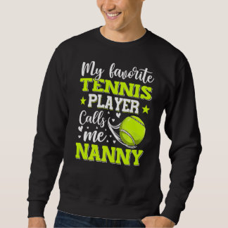 Mein Lieblings-Tennisspieler nennt mich Gruschs Mu Sweatshirt