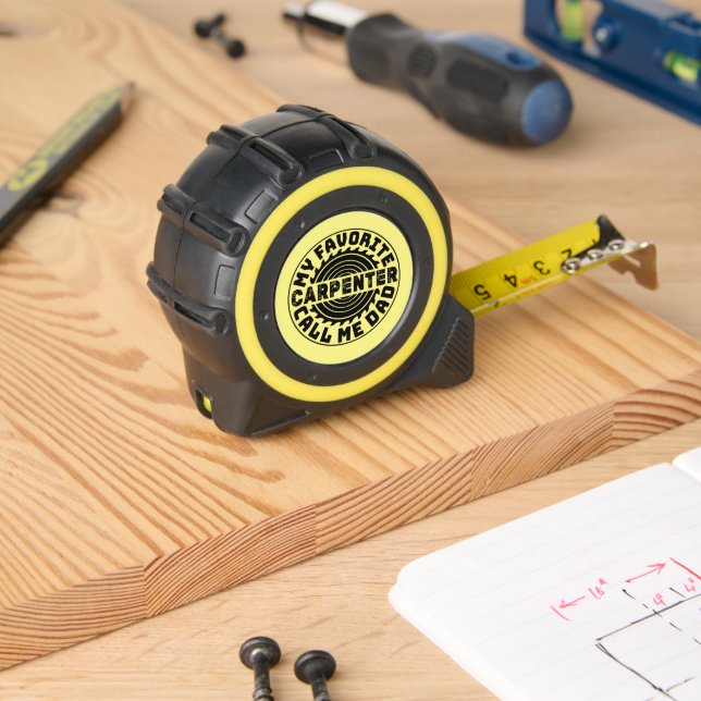 Mein Lieblings-Tischler ruft meinen Vater an Maßband (Holzbau)