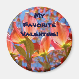 Mein Lieblings-Valentinstag! Magnet-Geschenk Pink Magnet