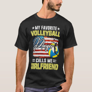 Mein Lieblings-Volleyballspieler nennt mich Freund T-Shirt