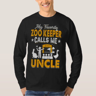 Mein Lieblings-Zoo-Halter ruft mich Onkel-Tiere-Pa T-Shirt