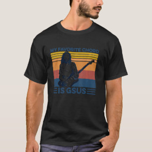 Mein Lieblingsakkord ist Gsus Jesus spielt Gitarre T-Shirt