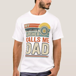 Mein Lieblingsarcher nennt mich Dad Vintage Design T-Shirt
