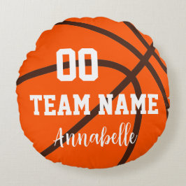 Mein Lieblingsbasketballspieler Rundes Kissen