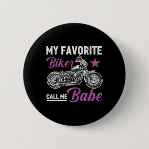 Mein Lieblingsbiker ruft mich Bybe  Button