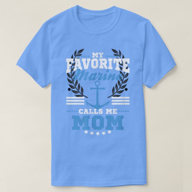 Mein Lieblingsboot nennt mich Mama 187 T-Shirt (Design vorne)