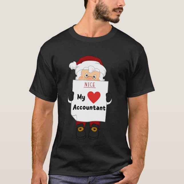 Mein Lieblingsbuchhalter - Weihnachtsbuchhalter T-Shirt (Vorderseite)