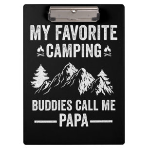 Mein Lieblingscampen - Kumpel nennen mich Papa Klemmbrett