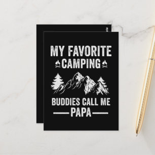 Mein Lieblingscampen - Kumpel nennen mich Papa Postkarte