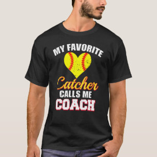 Mein Lieblingscatcher nennt mich Coach Catcher Sof T-Shirt