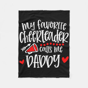 Mein Lieblingscheerleader nennt mich Daddy Lustige Fleecedecke