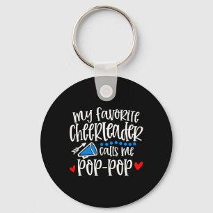 Mein Lieblingscheerleader nennt mich Pop-Pop Lusti Schlüsselanhänger