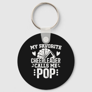 Mein Lieblingscheerleader Pop Cheer Pop Opa Schlüsselanhänger