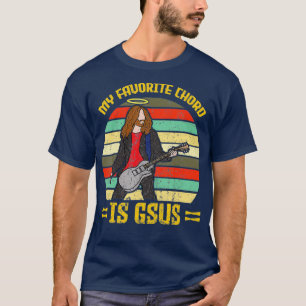 Mein Lieblingschord ist Gsus Jesus Church Faith T-Shirt