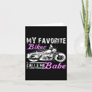 Mein Lieblingsfahrer nennt mich Bybe Funny Valenti Karte