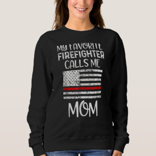 Mein Lieblingsfeuerwehrmann nennt mich Mama dünne  Sweatshirt