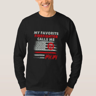 Mein Lieblingsfeuerwehrmann nennt mich Mom Feuerwe T-Shirt