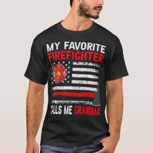 Mein Lieblingsfeuerwehrmann nennt mich Oma Feuerwe T-Shirt