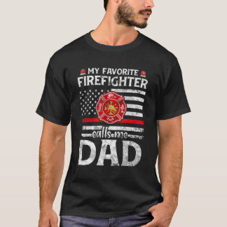 Mein Lieblingsfeuerwehrmann nennt mich Vater Thin  T-Shirt