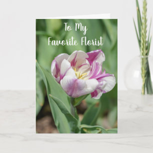 **MEIN LIEBLINGSFLORIST** AM GEBURTSTAG KARTE