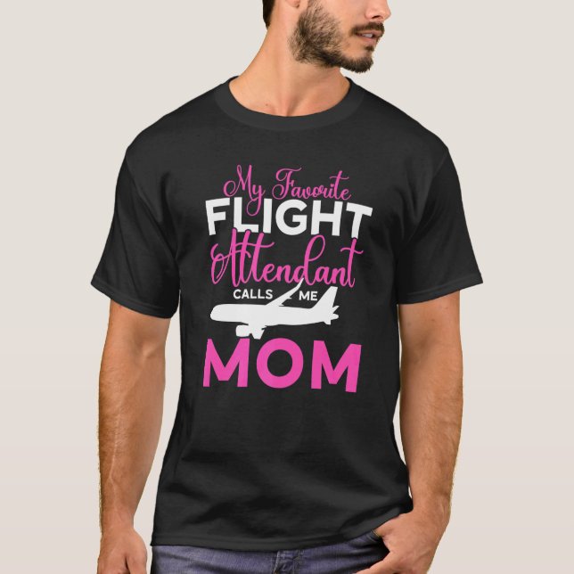 Mein Lieblingsflug, der mich begleitet, nennt mich T-Shirt (Vorderseite)