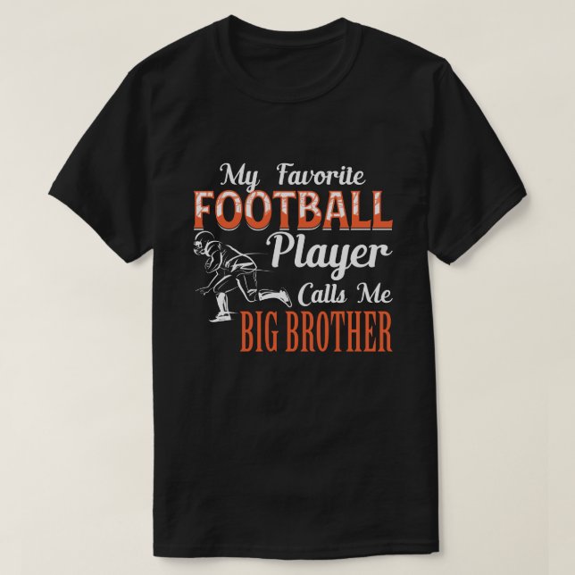 Mein Lieblingsfußball nennt mich große BRUDERVäter T-Shirt (Design vorne)