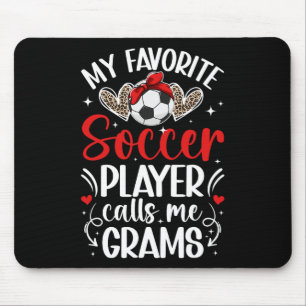 Mein Lieblingsfußballspieler Grams Soccer Grams Om Mousepad