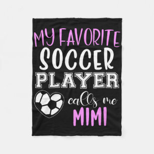 Mein Lieblingsfußballspieler nennt mich Mimi Fleecedecke