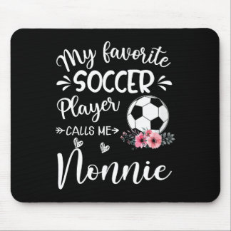 Mein Lieblingsfußballspieler nennt mich Nonnie  Mousepad