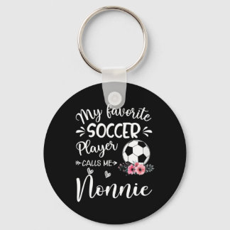 Mein Lieblingsfußballspieler nennt mich Nonnie  Schlüsselanhänger