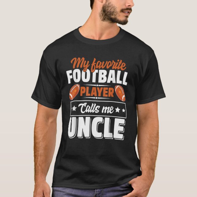 Mein Lieblingsfußballspieler nennt mich Onkel Vate T-Shirt (Vorderseite)