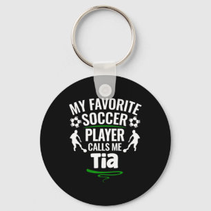 Mein Lieblingsfußballspieler nennt mich Tia Schlüsselanhänger