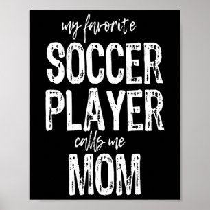 Mein Lieblingsfußballspieler nennt mich Weihnachts Poster