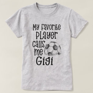 Mein Lieblingsfußballspieler ruft mich Gigi T-Shirt