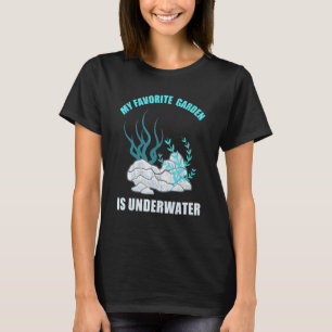 Mein Lieblingsgarten ist Unterwasser-Aquascape-Fis T-Shirt