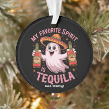 Mein Lieblingsgeist Ist Tequila Halloween Trinken 