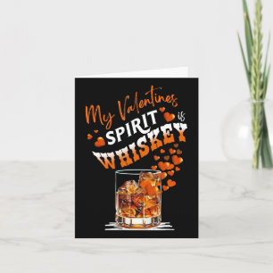 Mein Lieblingsgeist ist Whiskey Funny Valentine Dr Karte