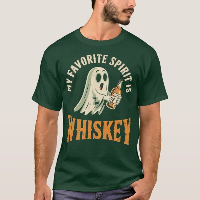 Mein Lieblingsgeist ist Whiskey T-Shirt (Vorderseite)
