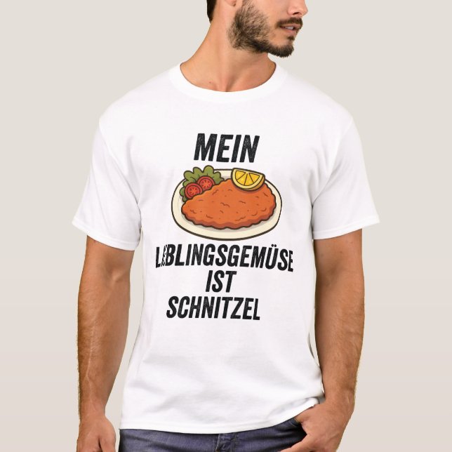 Mein Lieblingsgemüse Funny German Food Humor T-Shirt (Vorderseite)