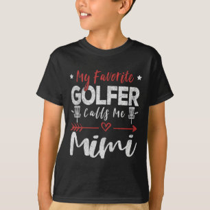 Mein Lieblingsgolfer nennt mich Mimi Disc Golf Fri T-Shirt