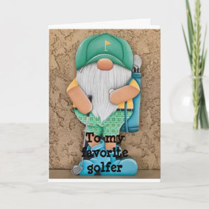 "MEIN LIEBLINGSGOLFER" NUR WEIHNACHTEN! FEIERTAGSKARTE
