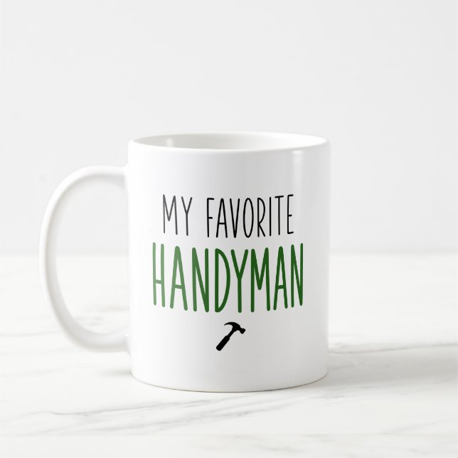 Mein Lieblingshandwerker Lustig Kaffeetasse (Links)