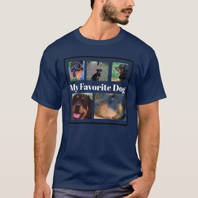 Mein Lieblingshund kreiert Ihren eigenen 6-Platz-T T-Shirt (Vorderseite)