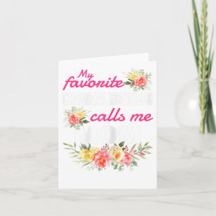 Mein Lieblingsingenieur nennt mich Mama Karte