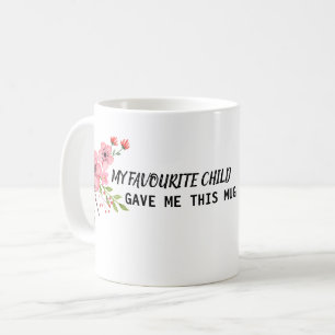 Mein Lieblingskind gab mir das Kaffeetasse