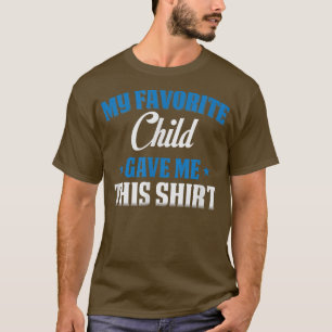 Mein Lieblingskind gab mir das T-Shirt